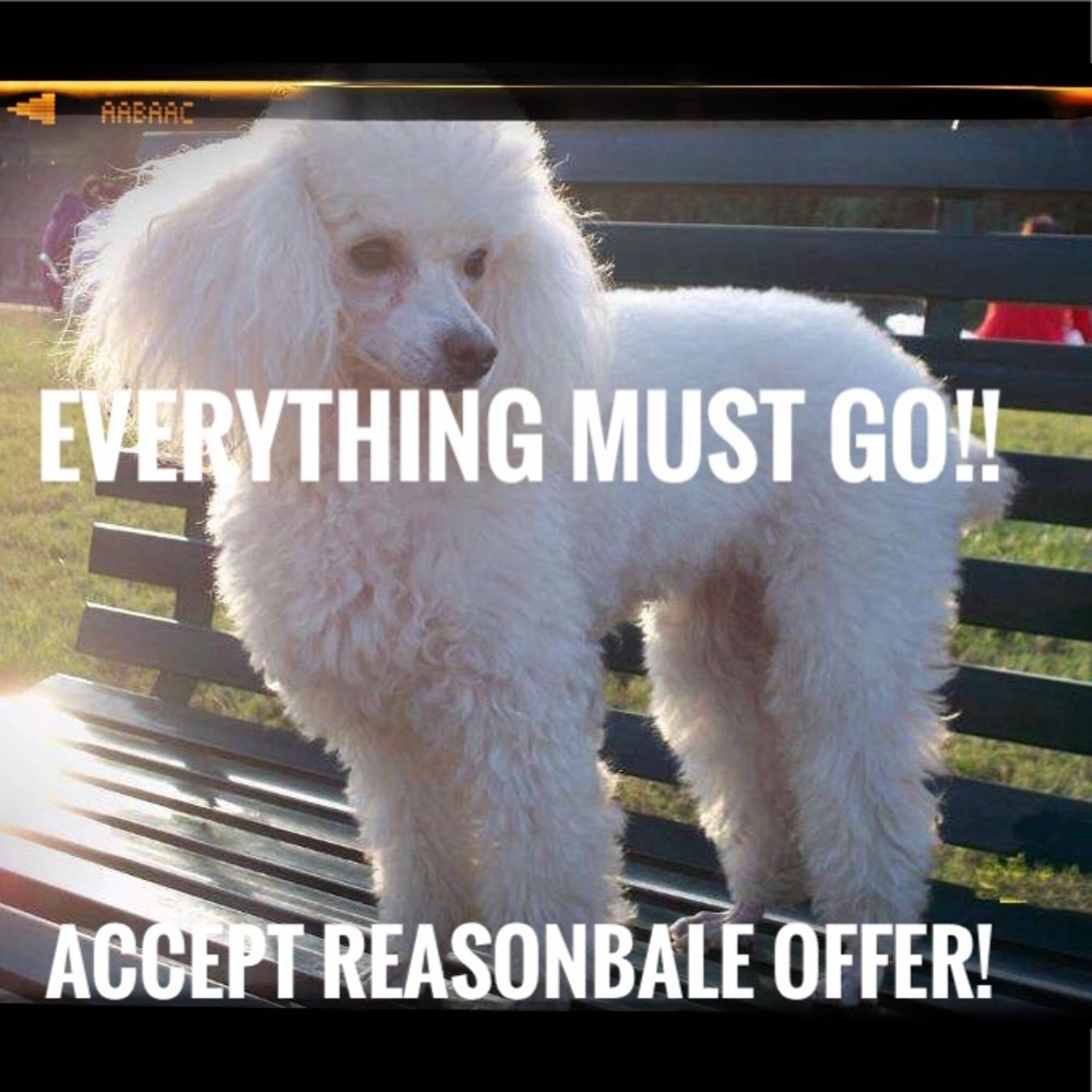Big sale! Please make reasonable offers!